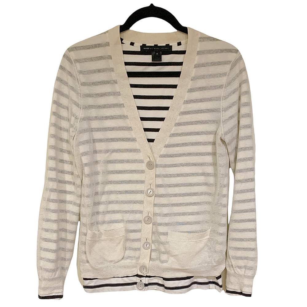 Marc by Marc Jacobs Cardigan Lightweight Striped cardigan Size Small